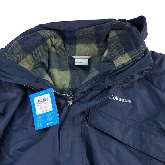 New Men’s Columbia Men’s Bugaboo II Fleece Interchange Jacket Size XL - Picture 3 of 13